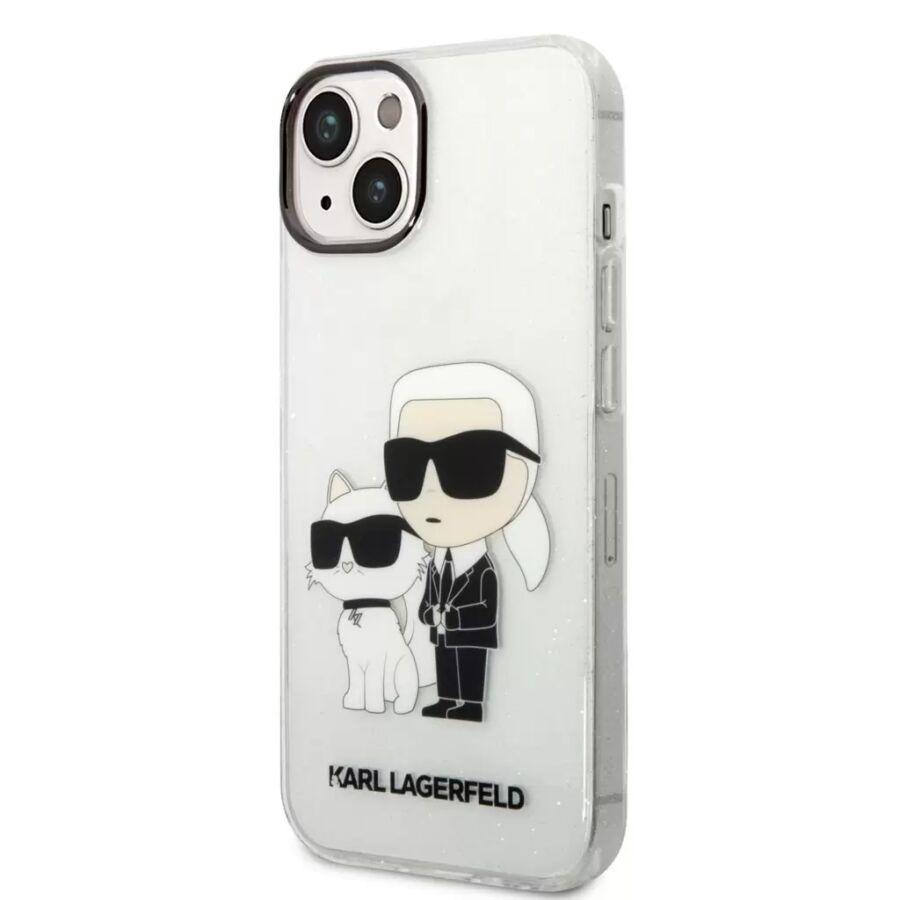 Karl Lagerfeld tok átlátszó (KLHCP14MHNKCTGT) Iphone 14 Plus készülékhez