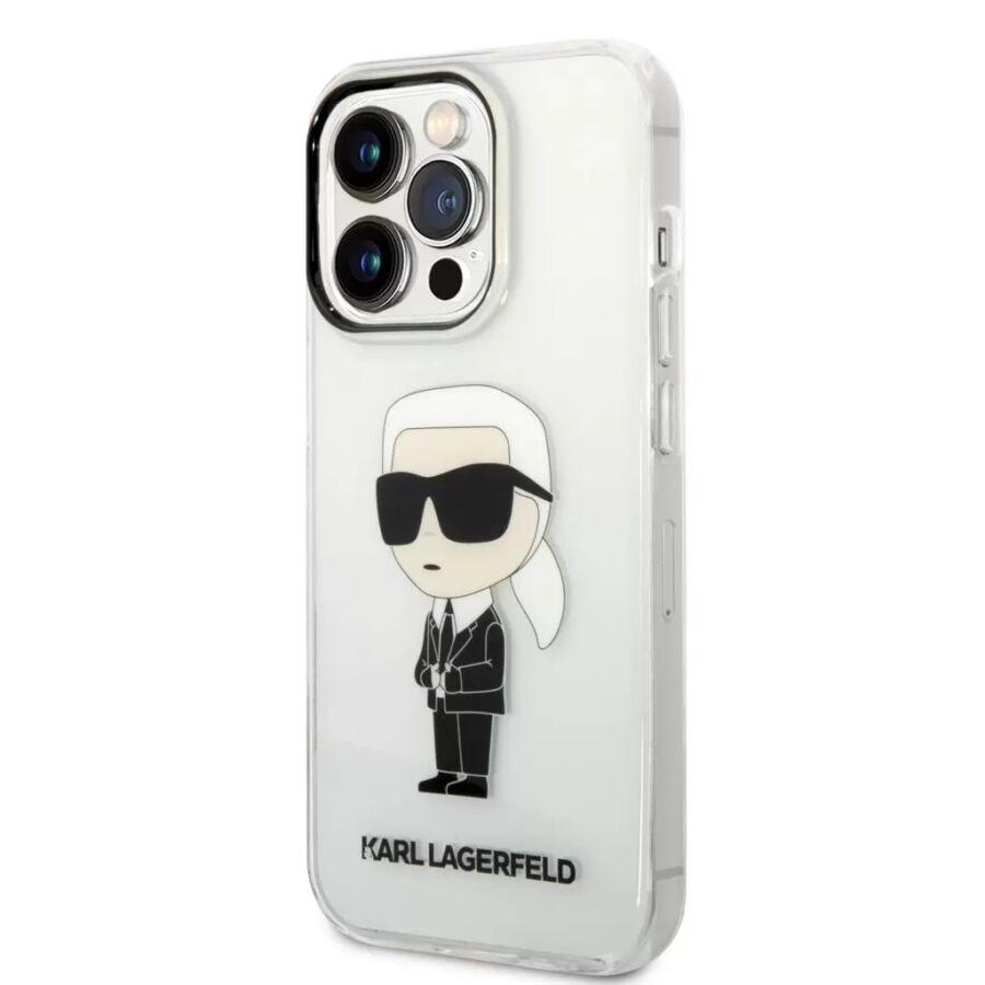 Karl Lagerfeld tok átlátszó (KLHCP14XHNIKTCT) Iphone 14 Pro Max készülékhez