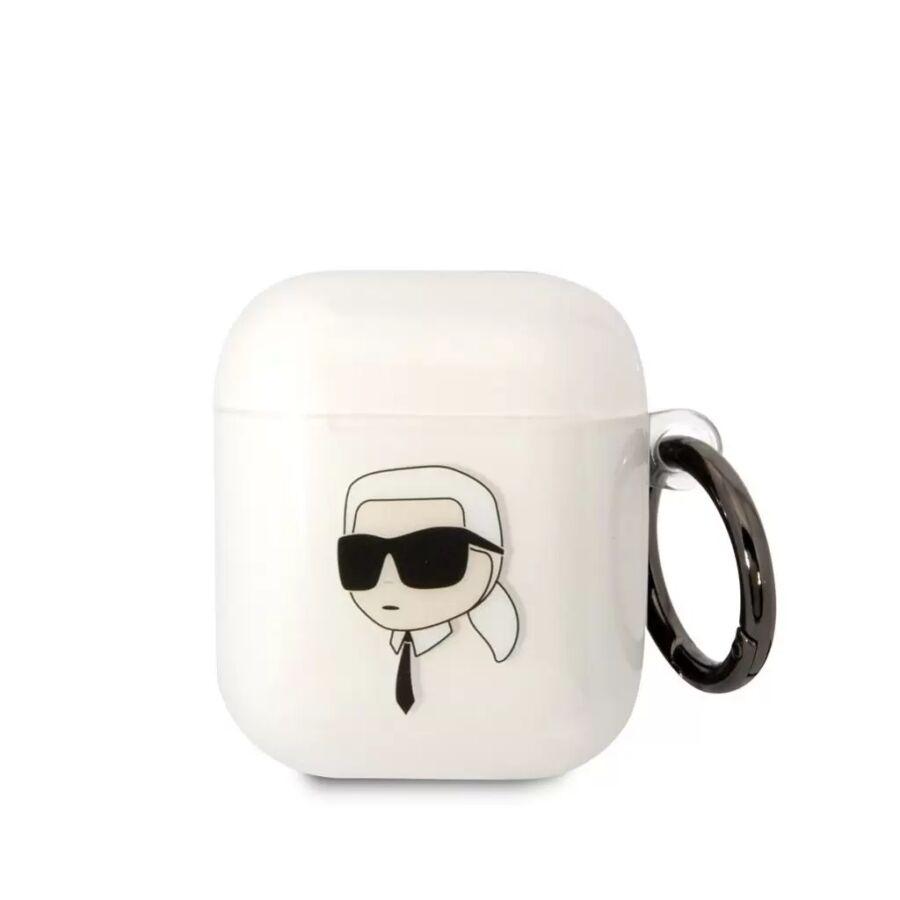 Karl Lagerfeld tok fehér (KLA2HNIKTCT) Airpods készülékhez