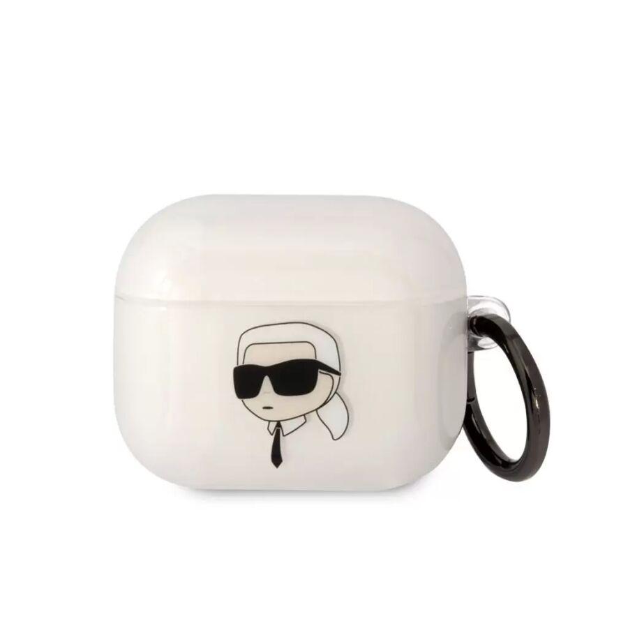 Karl Lagerfeld tok fehér (KLA3HNIKTCT) Airpods 3 készülékhez