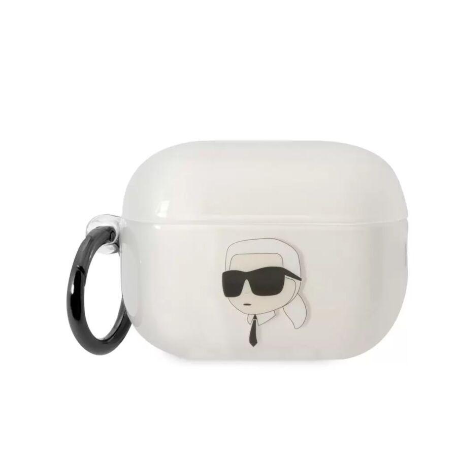 Karl Lagerfeld tok fehér (KLAP2HNIKTCT) Airpods Pro 2 készülékhez
