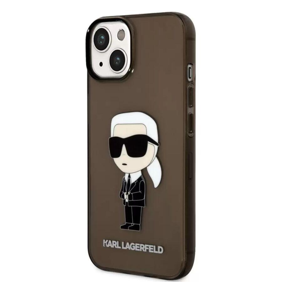 Karl Lagerfeld tok fekete (KLHCP14SHNIKTCK) Iphone 14 készülékhez