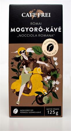 Kávé, pörkölt, szemes, 125 g, CAFE FREI "Római mogyoró"