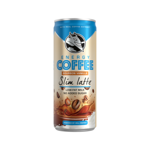 Kávéital 0,25l HELL Energy Coffee Slim Latte 24 db/csom