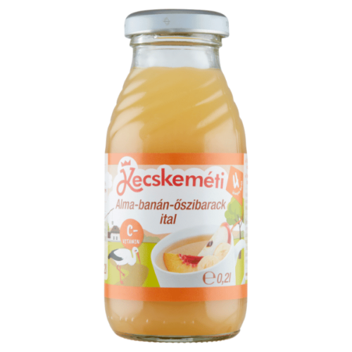Kecskeméti ital alma-banán-őszibarack 4hó+ 200ml