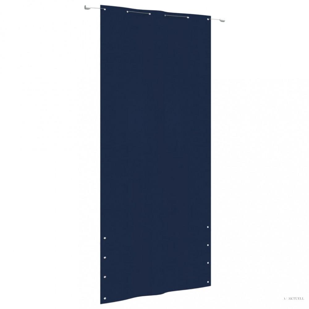 Kék oxford-szövet erkélyparaván 120 x 240 cm
