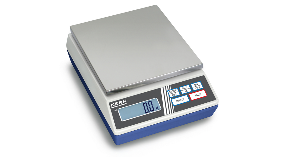 KERN 440-53N (6000g/1g) digitális precíziós asztali mérleg, RS232, sok funkció, sok mértékegység