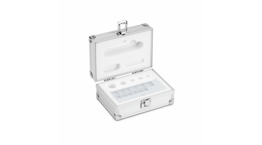 KERN alumínium doboz 1mg-200g E1-M1 hengeres kalibráló súlykészlethez 313-040-600