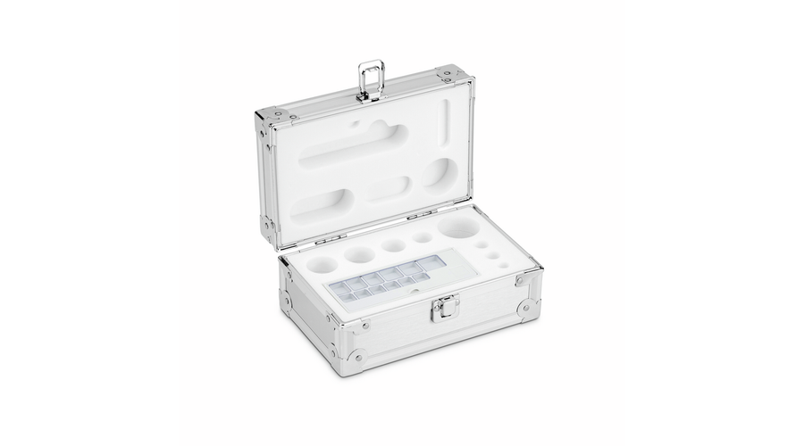 KERN alumínium doboz 1mg-500g E1-M1 hengeres kalibráló súlykészlethez 313-050-600
