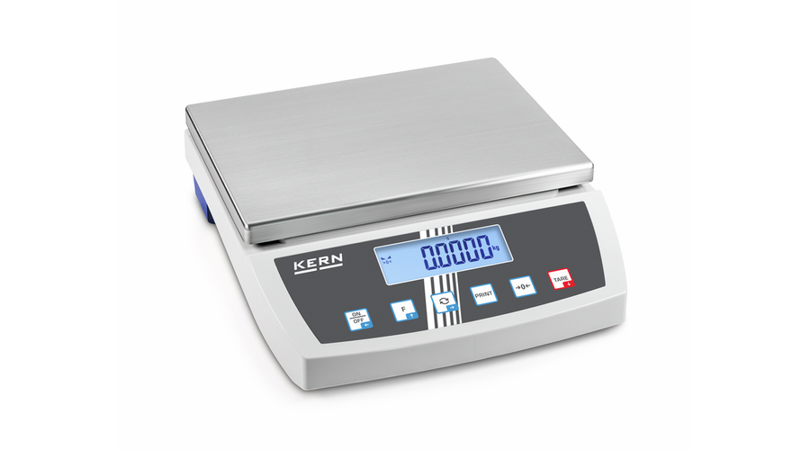 KERN FKB 36K0.1 (36kg/0,0001 kg) 340×240 mm mérőfelületű, robusztus felépítésű, sok funkciós, IoT ready, Ipar 4.0 digitális asztali mérleg