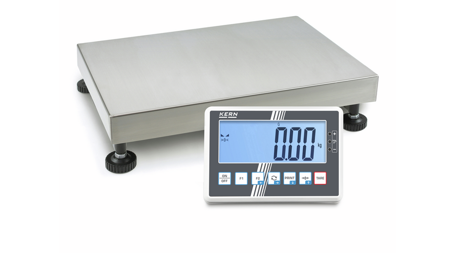 KERN IFC 600K-2 (600kg-0,02kg) 800x600 mm IoT Line, Ipar 4.0 robusztus rozsdamentes acél digitális platform mérleg sok funkcióval