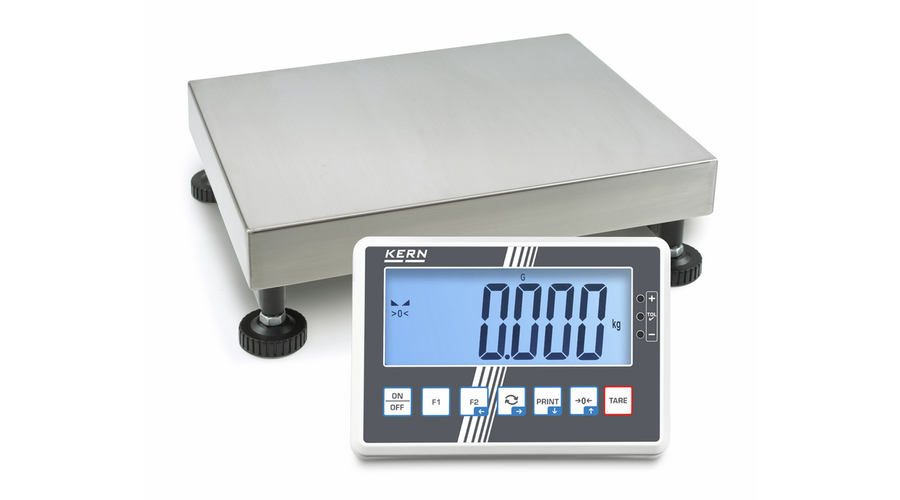 KERN IFC 60K-3 (60kg-0,002kg) 400x300 mm IoT Line, Ipar 4.0 robusztus rozsdamentes acél digitális platform mérleg sok funkcióval