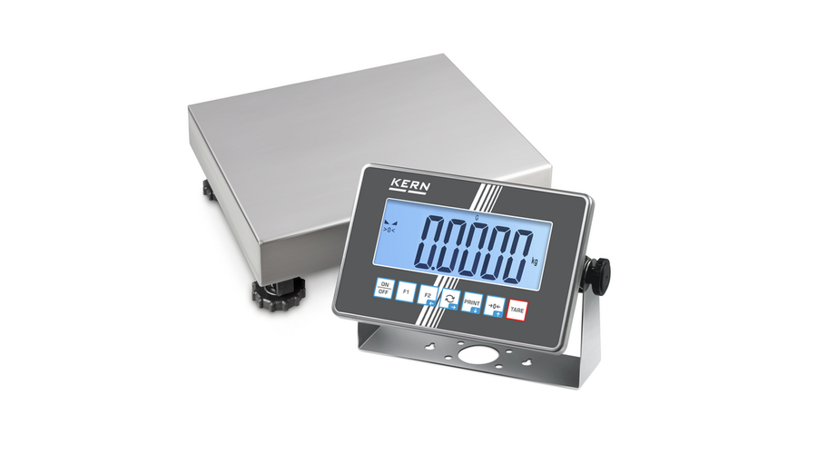 KERN IXC 6K-4 (6kg-0,0002kg) 300x240 mm IoT Line, Ipar 4.0 IP65/IP68 robusztus rozsdamentes acél digitális platform mérleg sok funkcióval