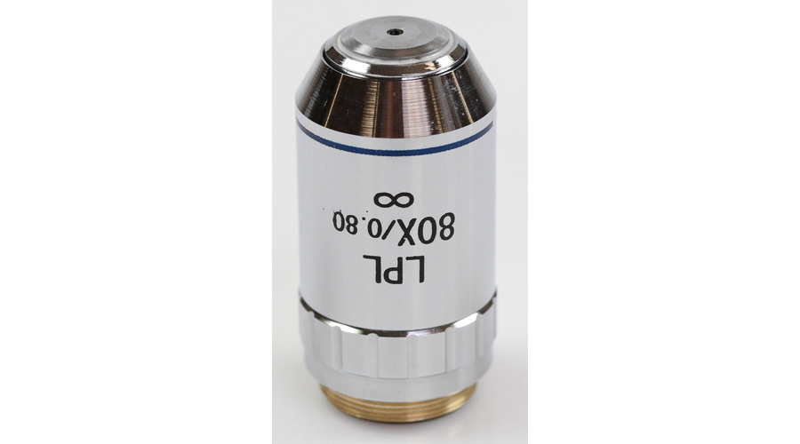 KERN OBB-A1530 infinity planakromatikus 80 x / 0,8 (0,85 mm) (sprung) mikroszkóp objektív lencse az OLM, OKM és OKO mikroszkópokhoz
