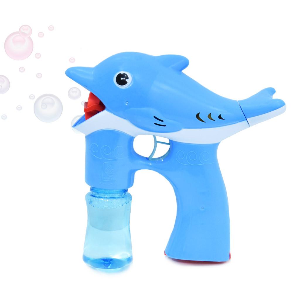Két patronos delfines buborékfújó, kék