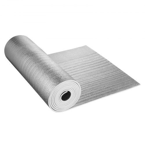Kétoldalas Alumíniumfólia Hővisszaverő Szigetelő Tekercs EPE Hab 1,22 m x 7,62 m 15,1 mm