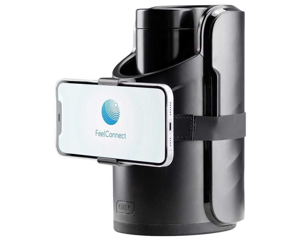 Kiiroo Keon - maszturbátor telefon tartó (fekete)