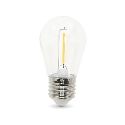 Kobi E27 LED izzó Retro filament (0.4W/330°) - meleg fehér, 24V