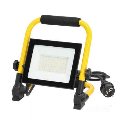 Kobi Hordozható, állványos LED reflektor (50W/4250lm) 1.3 méteres vezetékkel, természetes fehér