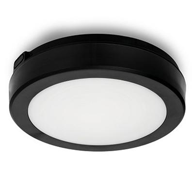 Kobi Nairos G2 LED mennyezeti lámpa, kör alakú (12W) fekete, változtatható színhőmérséklet, IP65