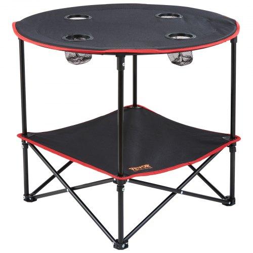 Kompakt Kempingasztal Oxford Acél 720×610 mm