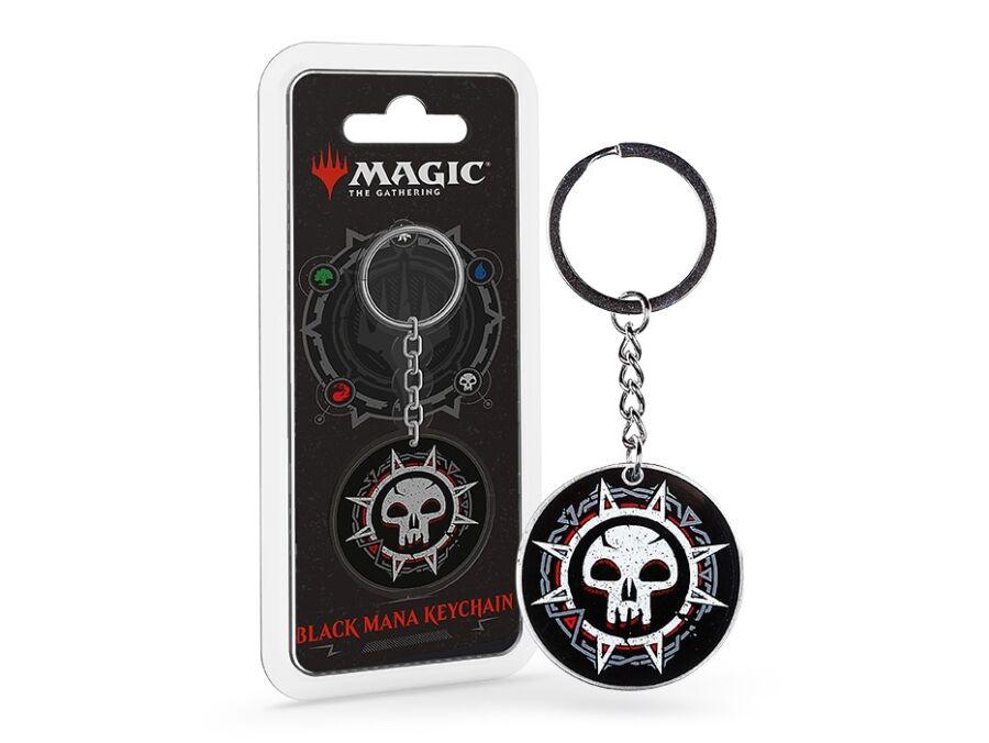 Konix Magic: The Gathering "Black Mana" Fém Kulcstartó