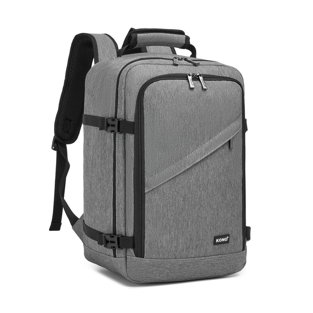 Kono kézipoggyász hátizsák repülőre – szürke – 15,6″ laptophoz (BPK2531)