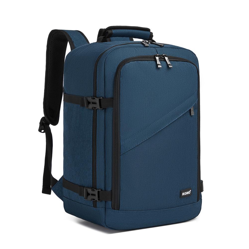 Kono kézipoggyász hátizsák repülőre – tengerkék – 15,6″ laptophoz (BPK2531)