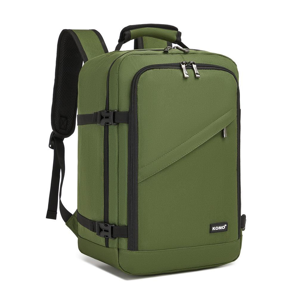 Kono kézipoggyász hátizsák repülőre – zöld – 15,6″ laptophoz (BPK2531)