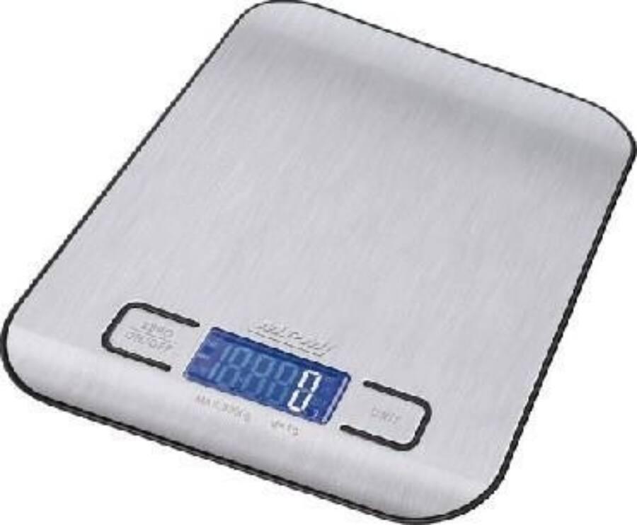 Konyhai mérleg rozsdamentes acél, max. 5kg