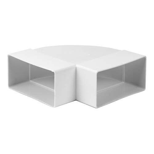 Könyök idom lapos légcsatornához vízszintes - 55x110