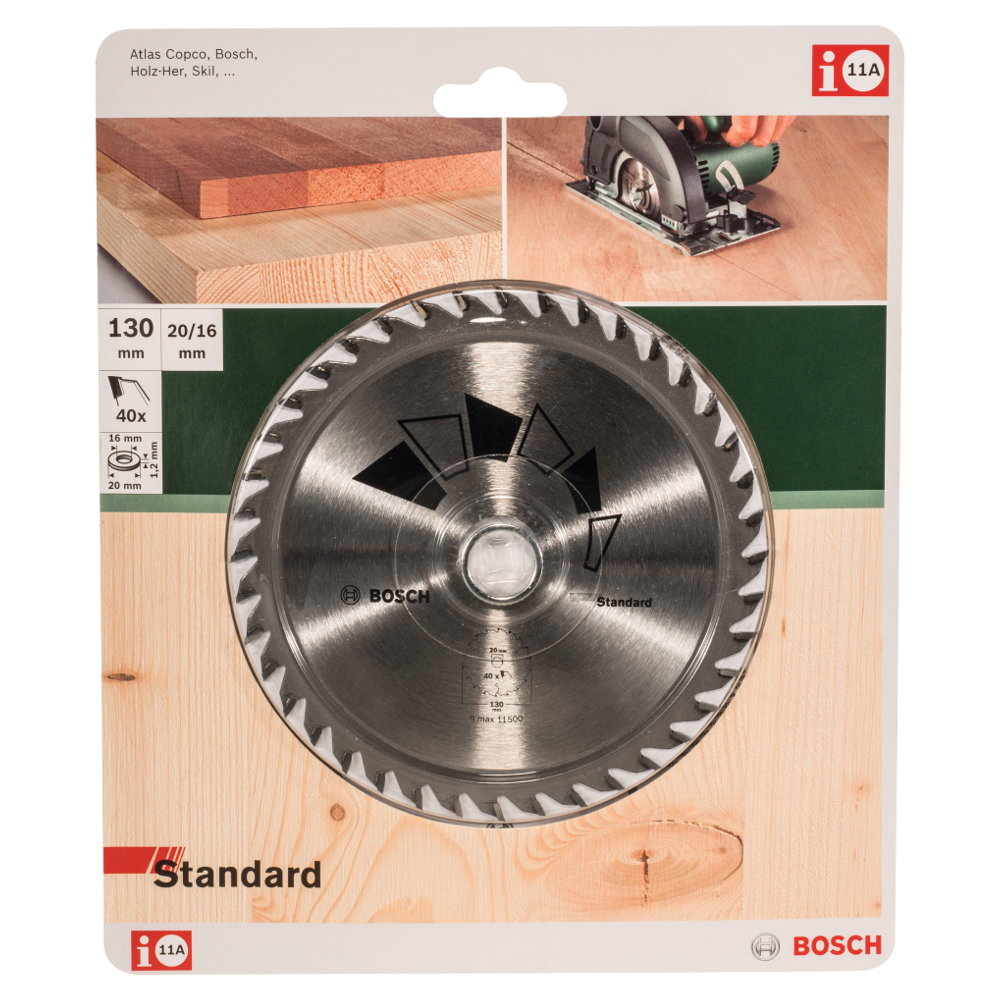 KÖRFŰRÉSZLAP 130X20-40 GT WO H