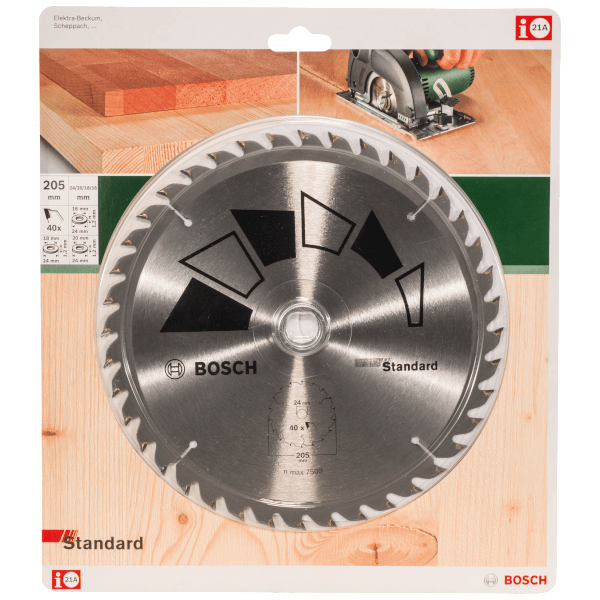 KÖRFŰRÉSZLAP D:205MM STANDARD