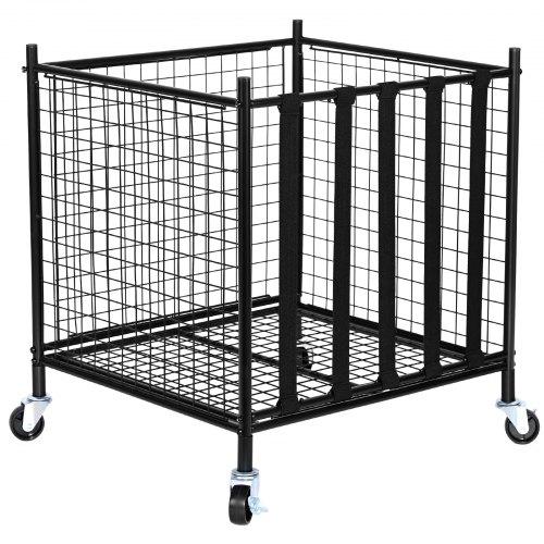 Kosárlabda Tároló Kocsi Zárható Acél 1m