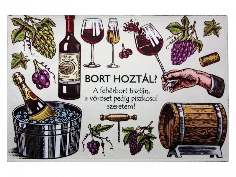 Lábtörlő Bort hoztál? 60x40 cm