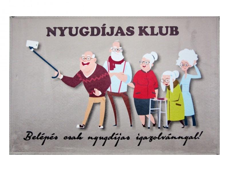 Lábtörlő Nyugdíjas Klub 60x40cm