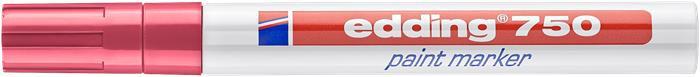 Lakkmarker, 2-4 mm, EDDING "750", piros