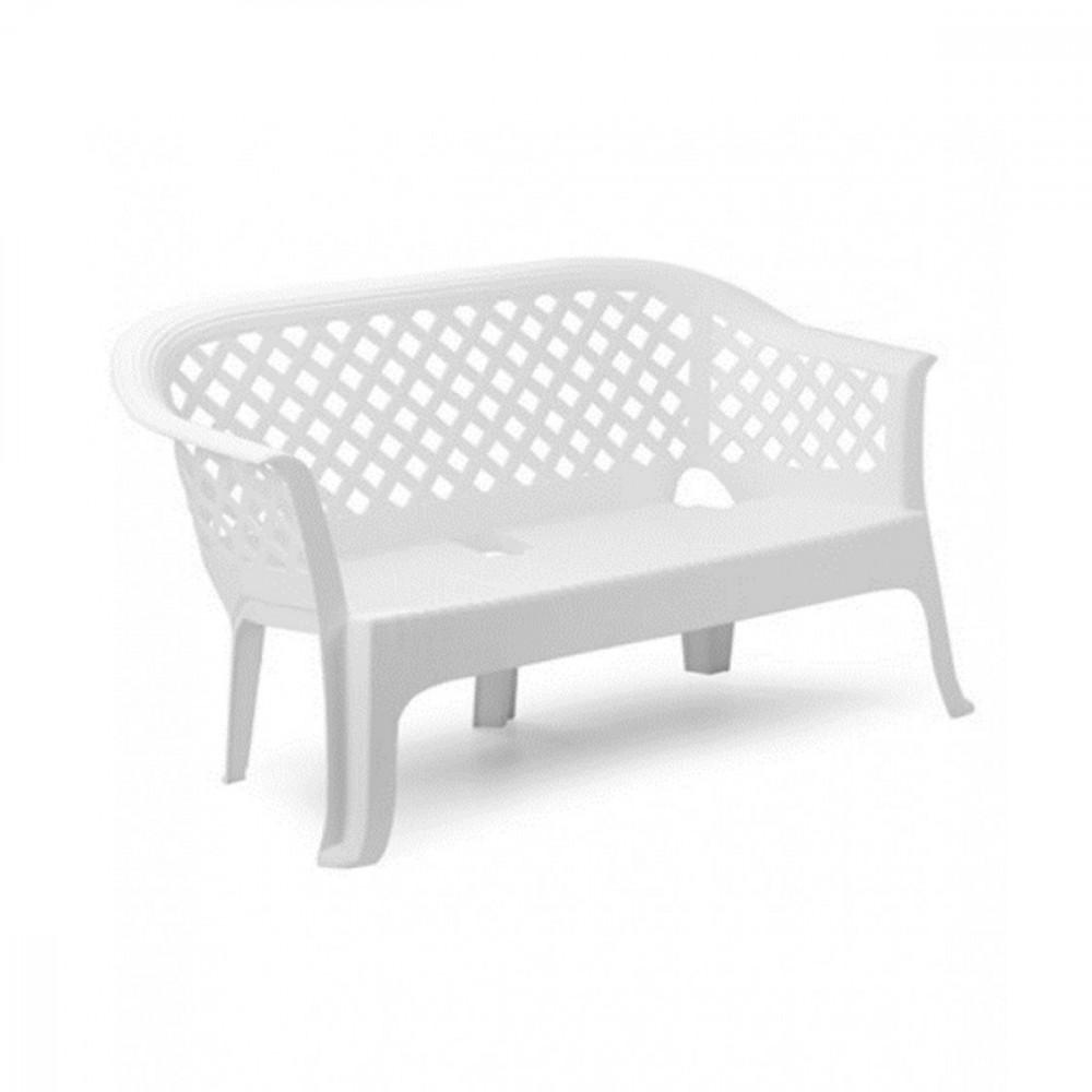LARIANA kerti pad 134X72X76 cm fehér
