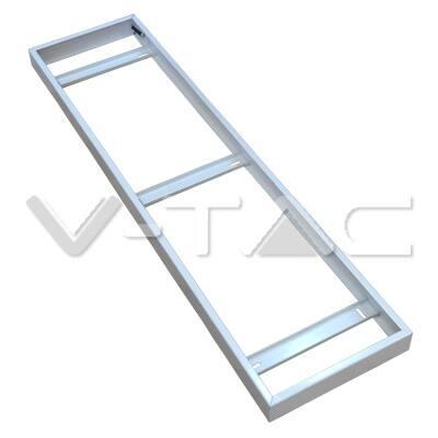 Led panel beépítőkeret (falon kívüli, 120x30 cm, fehér, 1200x300 mm)