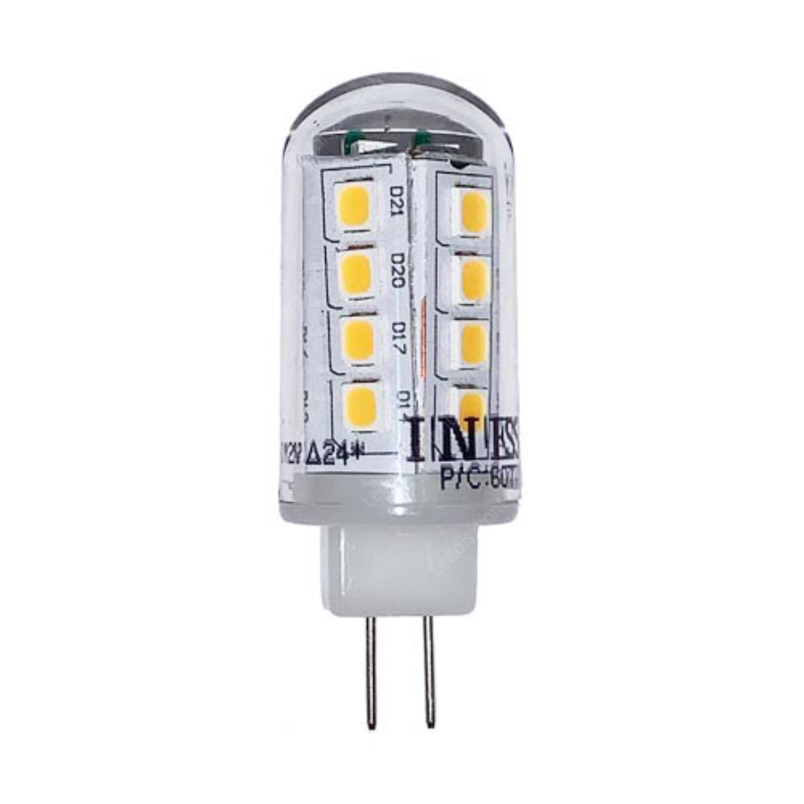 LED SPOT IZZÓ, ÉGŐ G4 FOGLALAT, MELEG FEHÉR AC/DC12V 2W