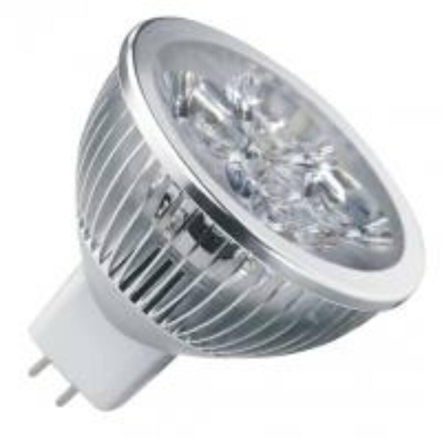 LED SPOT IZZÓ MR16 FOGLALAT,4 DB POWER LED 12V 4X1W