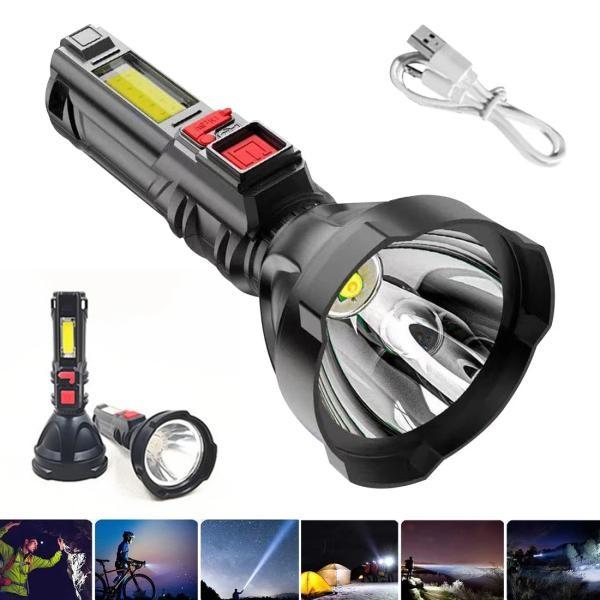 LED zseblámpa - 4 állítható világítási mód (L-830)