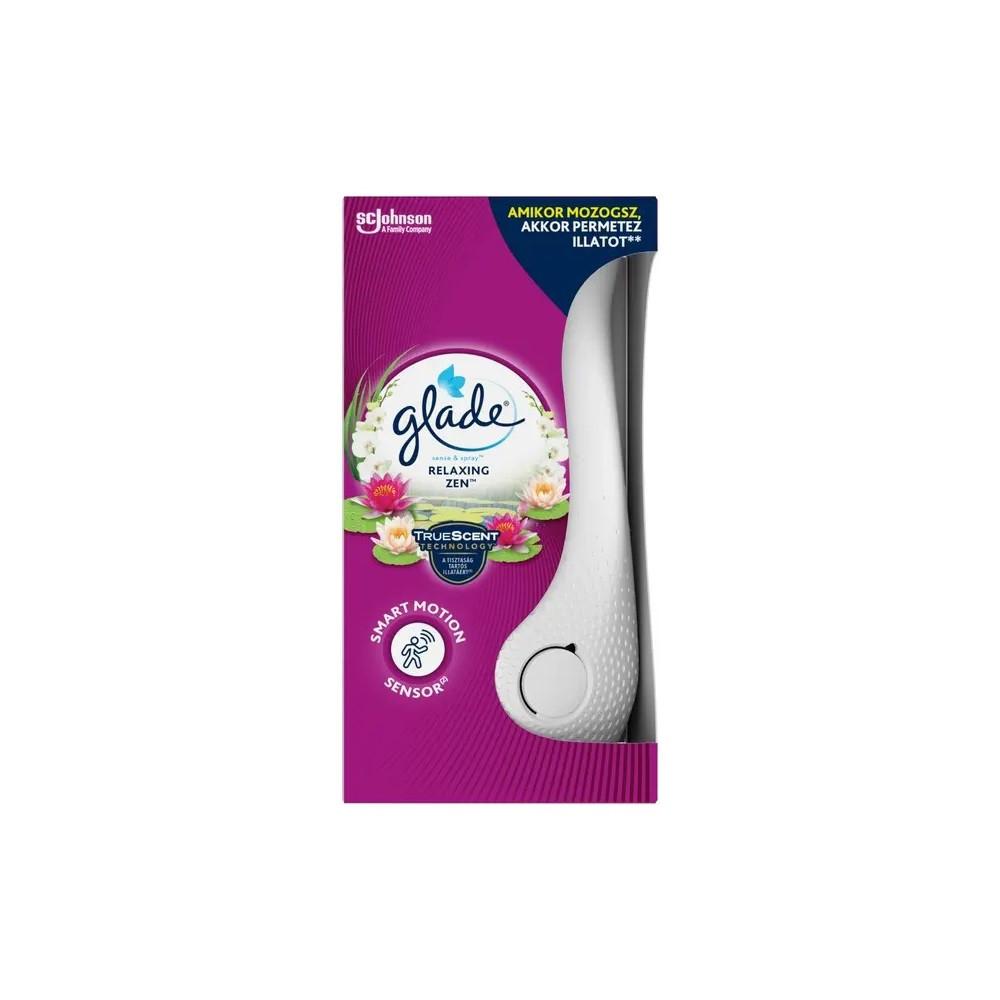 Légfrissítő készülék + utántöltő 18 ml Glade® Sense&amp;Spray Relaxing Zen