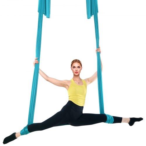 Légi Jóga Függőágy Készlet Kék 10 m Nylon 100 g