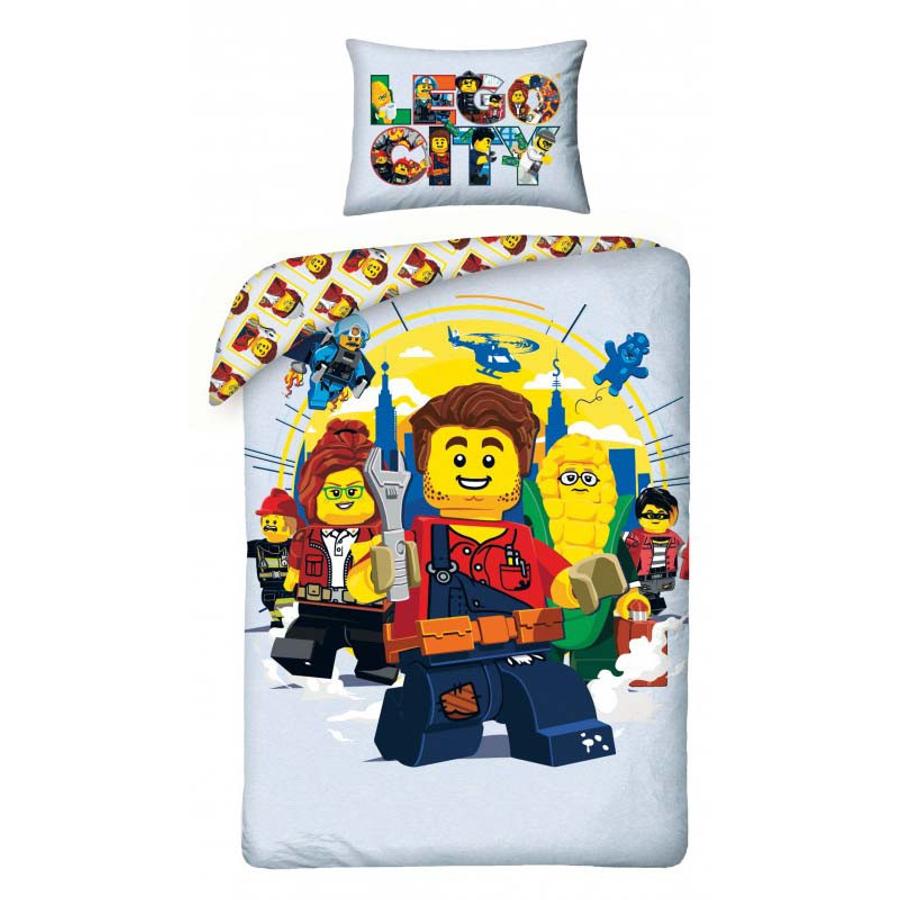 Lego City Ágyneműhuzat 140×200cm, 70×90 cm