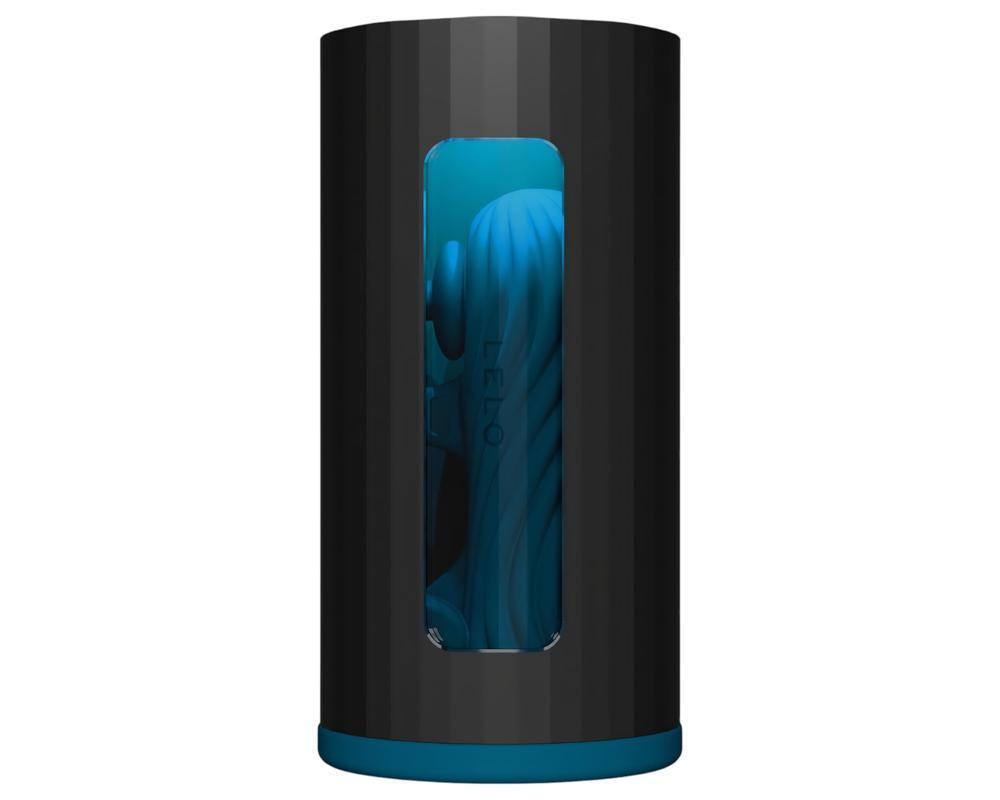 LELO F1s V3 - interaktív maszturbátor (fekete-kék)