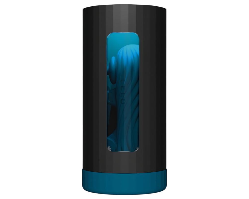 LELO F1s V3 XL - interaktív maszturbátor (fekete-kék)