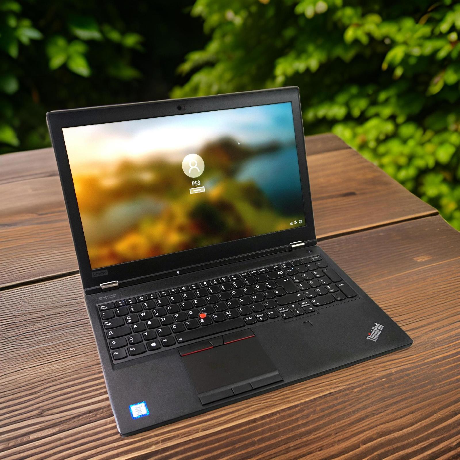  Lenovo ThinkPad P53 i7-9750H/32/512GB SSD/NVIDIA T1000/15,6" Workstation Laptop