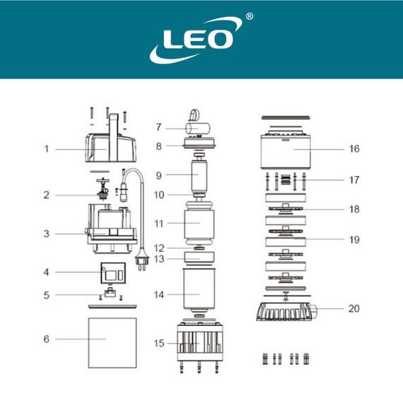 LEO ND LKS-1102SE IMPELLER