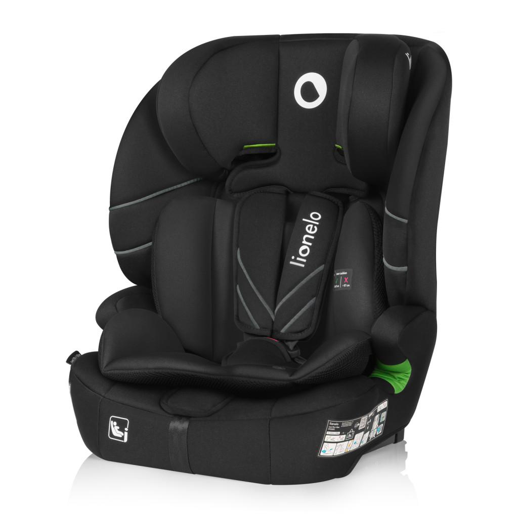 Lionelo Levi FIX I-Size gyerekülés (76-150 cm) - Black Carbon
